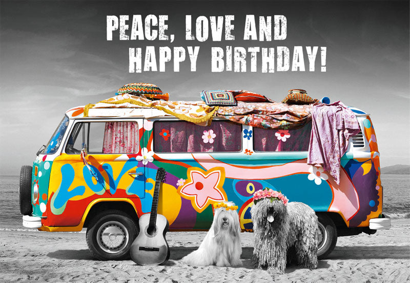 Hippie VW Bus