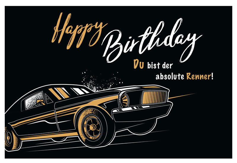 Edelschwarz Doppelkarte - Absoluter Renner