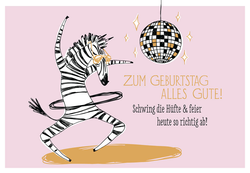 Edelschwarz Doppelkarte - Hüftschwung