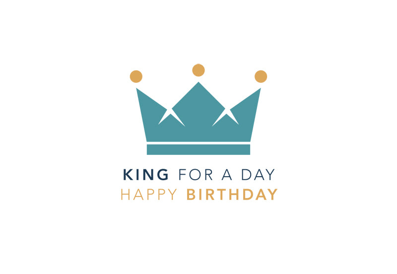 Kupfergold Doppelkarte - KING FOR A DAY
