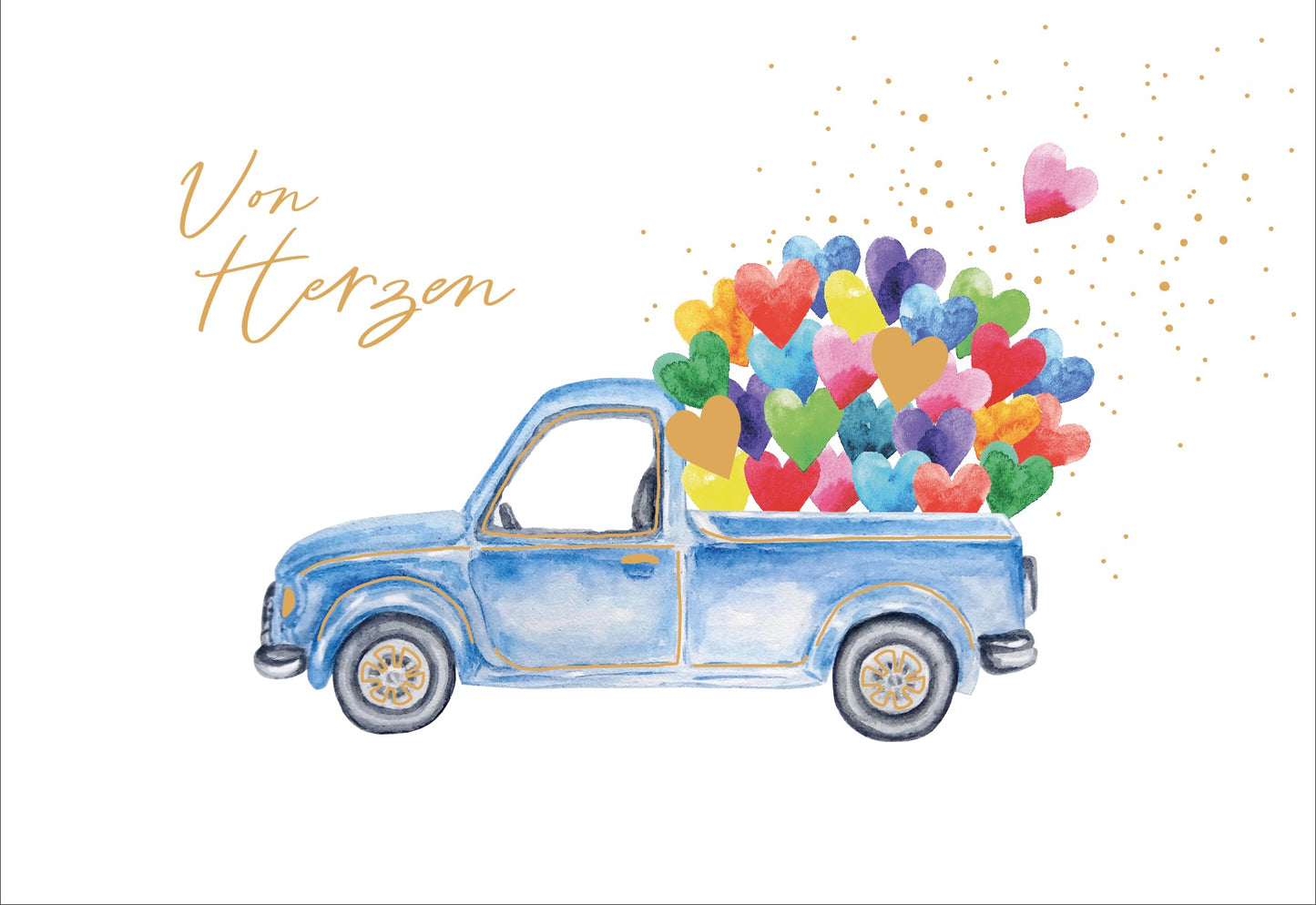 Green Karma Doppelkarte - Liebe unterwegs.