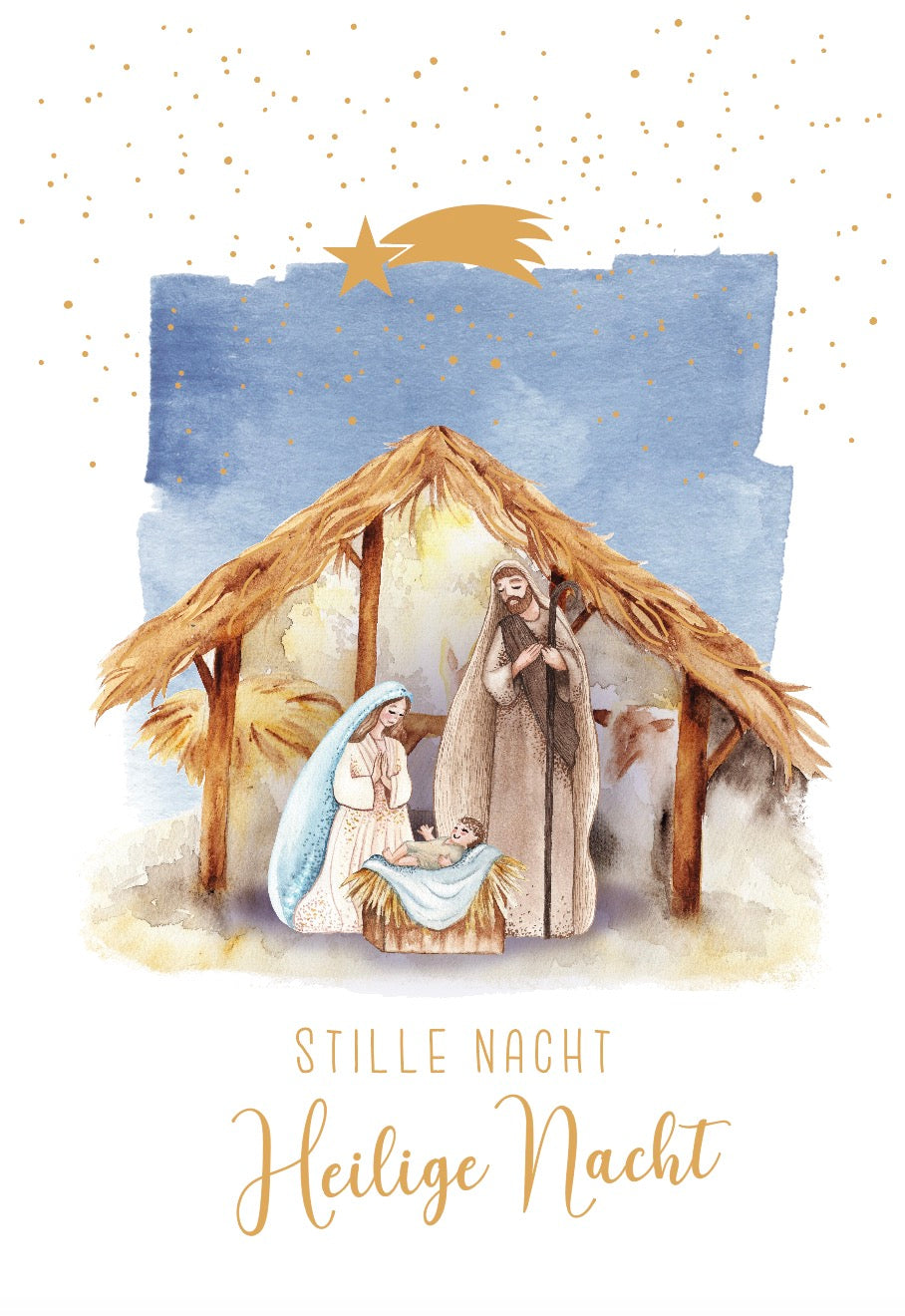 Green Karma XMAS Doppelkarte - Die heilige Nacht