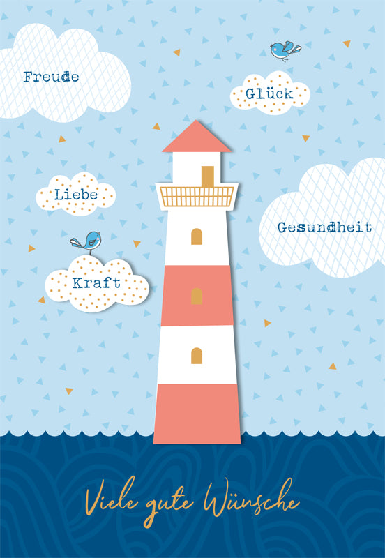 6er Applikationskarten-Set Federleicht