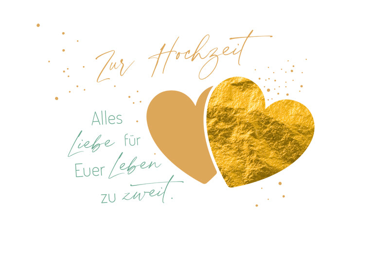 Green Karma Doppelkarte - Doppelherz