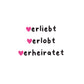 PaperRebels Doppelkarte - Verliebt Verlobt Verheiratet