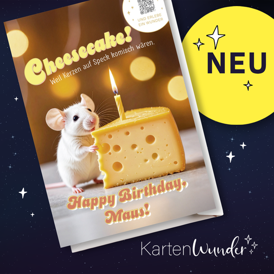 KartenWunder - Cheescake Maus
