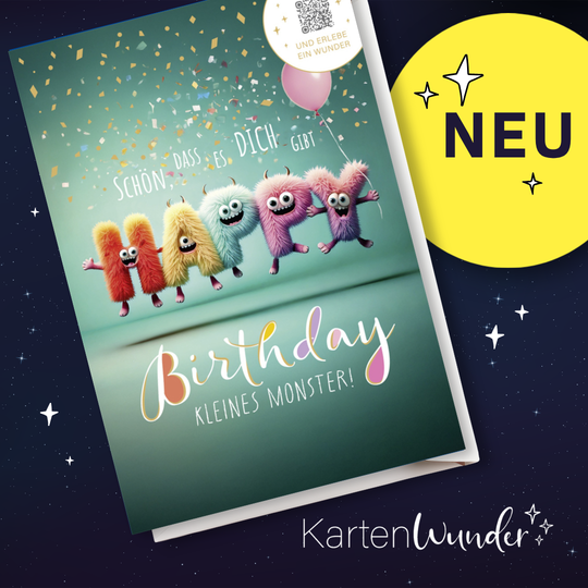 KartenWunder - Happy Monster