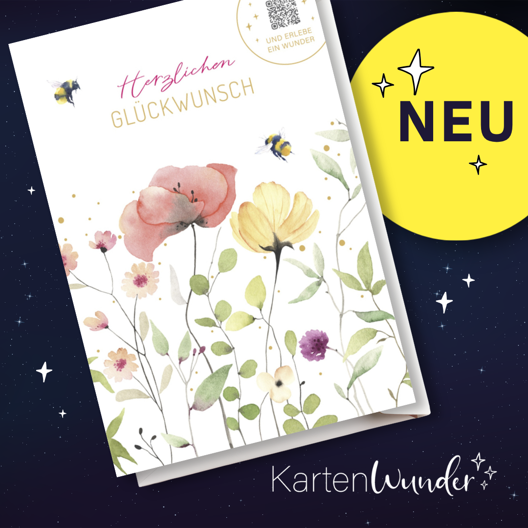 4er KartenWunder Set - Herzenswünsche