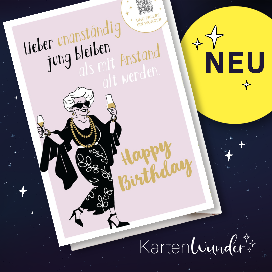KartenWunder - Unanständig jung bleiben