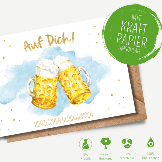 Green Karma Doppelkarte - Bier-Prost