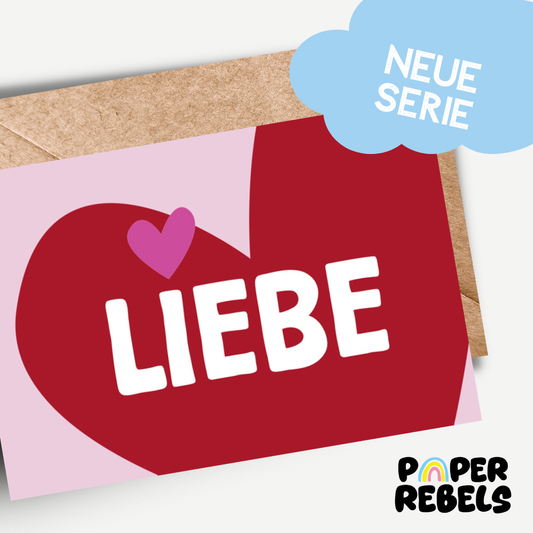 PaperRebels Doppelkarte - Liebe Herz