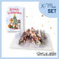 4er Pop-Up Karten-Set "Fröhliche Weihnachten"