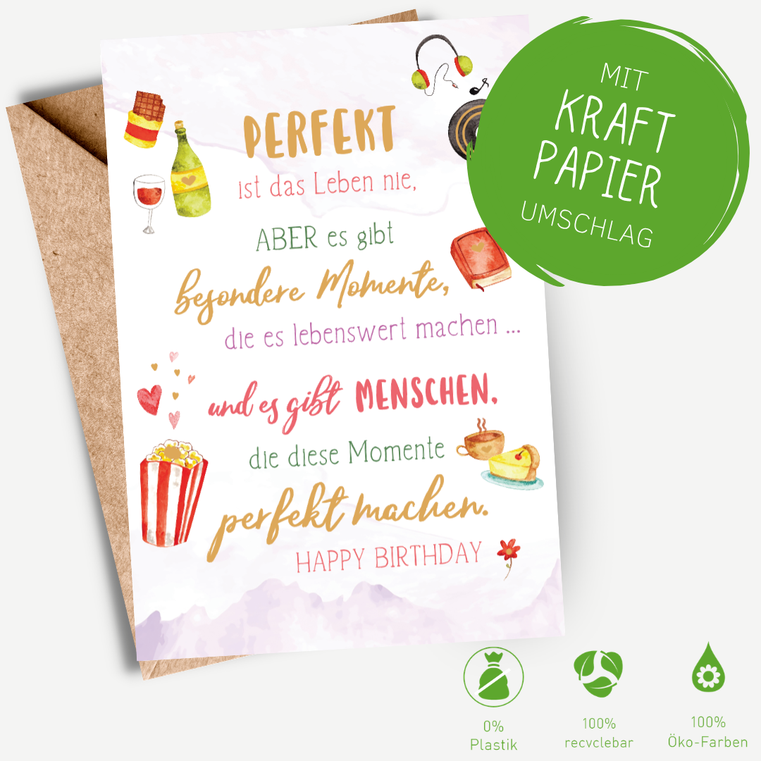 Green Karma Doppelkarte - Perfekter Moment
