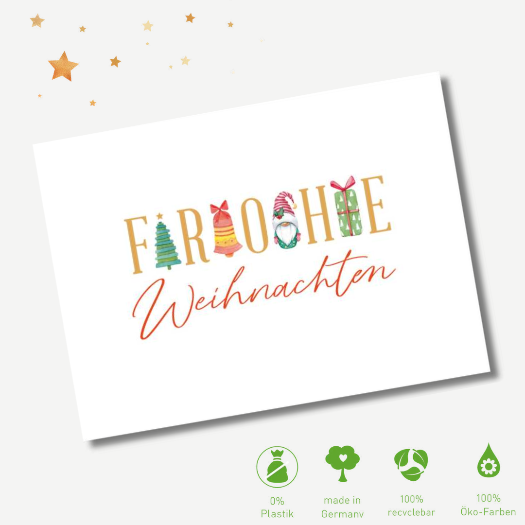 3er X-MAS Postkarten-Set: Adventszauber