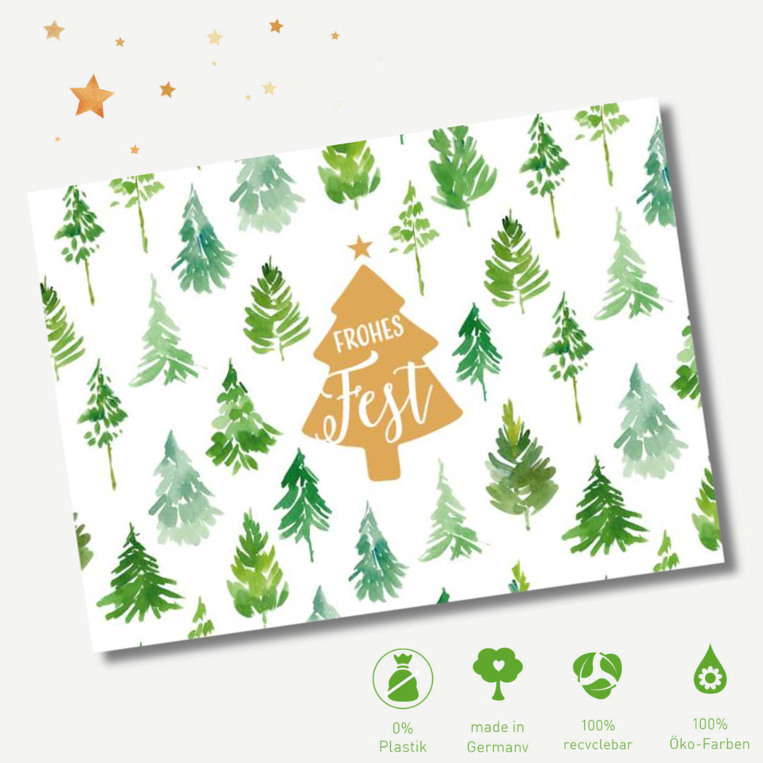 4er X-MAS Postkarten-Set: Cozy Season