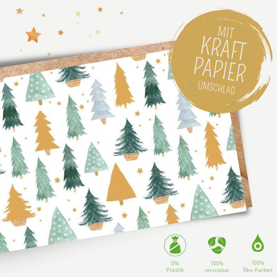 3er X-MAS Midikarten-Set: Weihnachtsmärchen