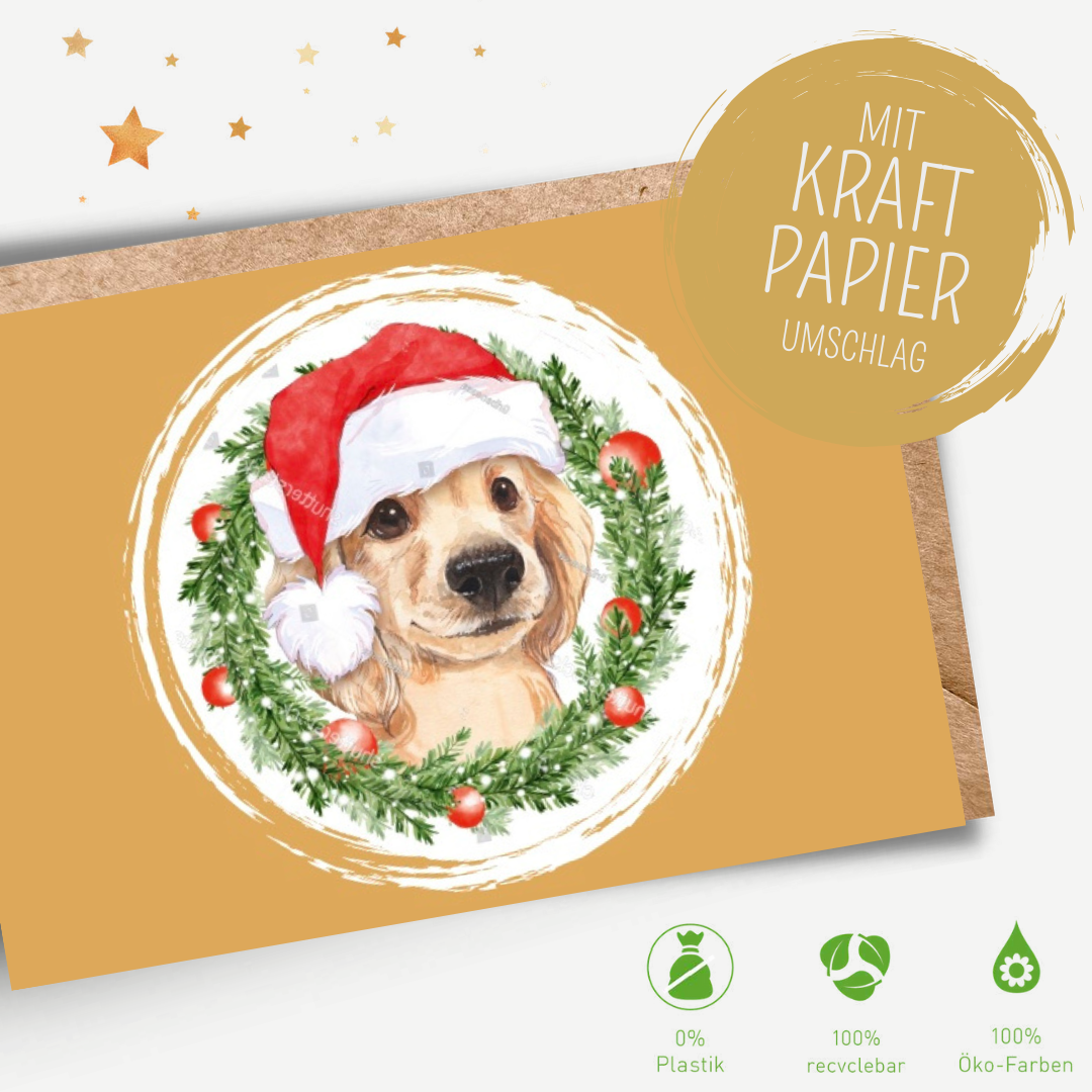 8er  X-MAS Midikarten-Set: Bunte Weihnachtszeit