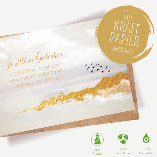 Green Karma Doppelkarte - In die Ferne