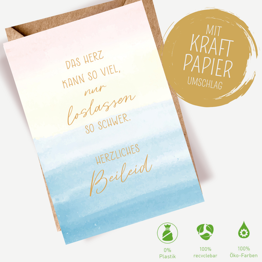 Green Karma Doppelkarte - Loslassen