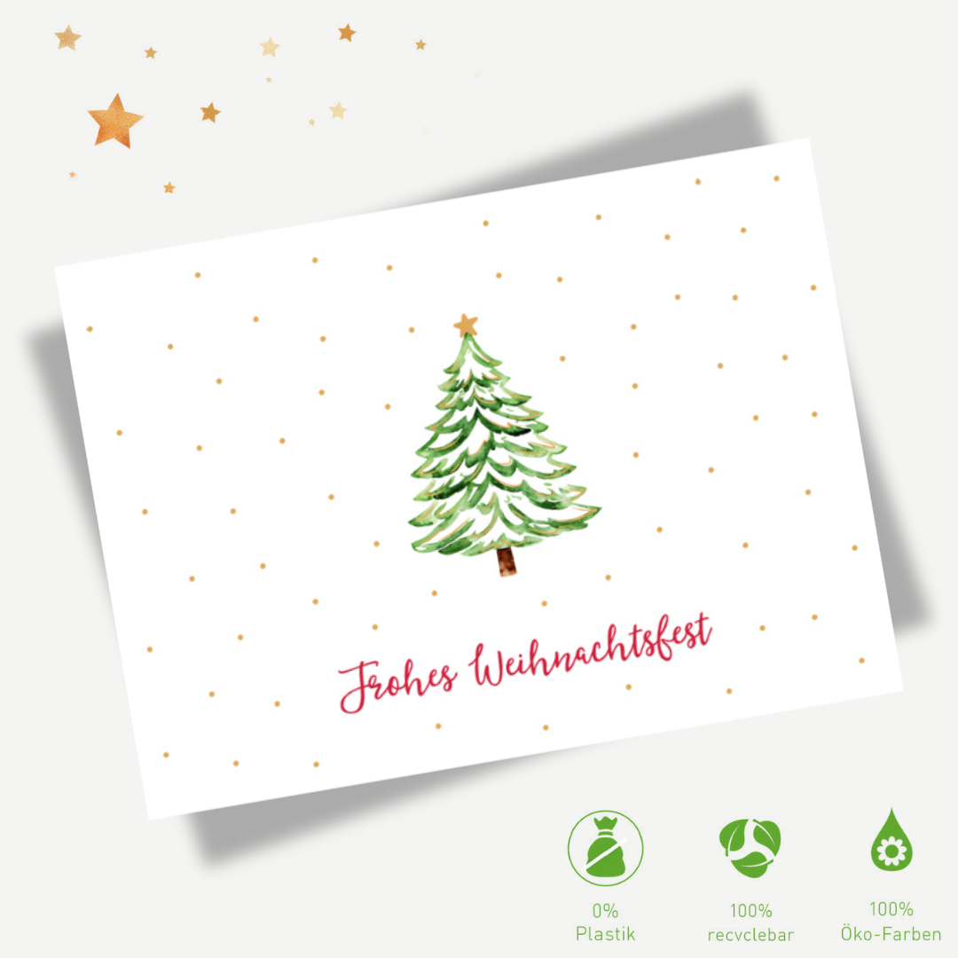 3er X-MAS Postkarten-Set: Besinnliche Weihnachtszeit