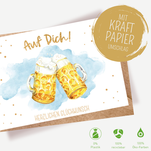 Green Karma Doppelkarte - Bier-Prost