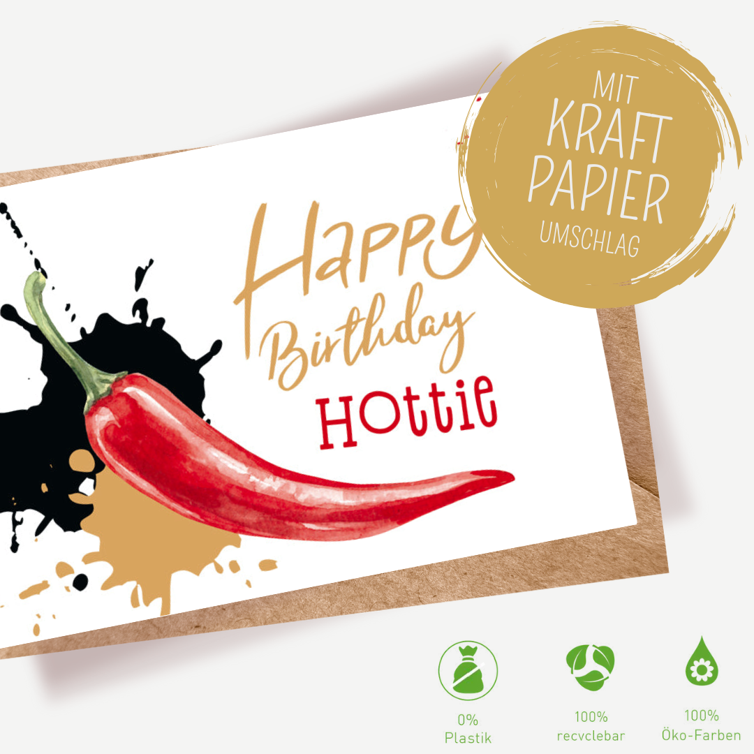 Green Karma Doppelkarte - Hottie Pepperoni