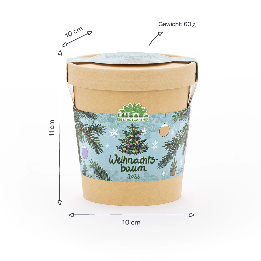 Weihnachtsbaum 2033 aus dem Becher