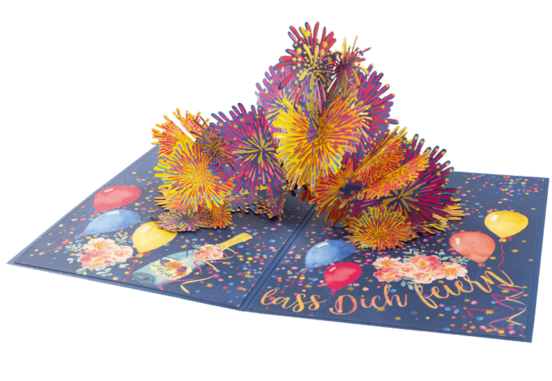 Goldbek - Pop-Up Karte