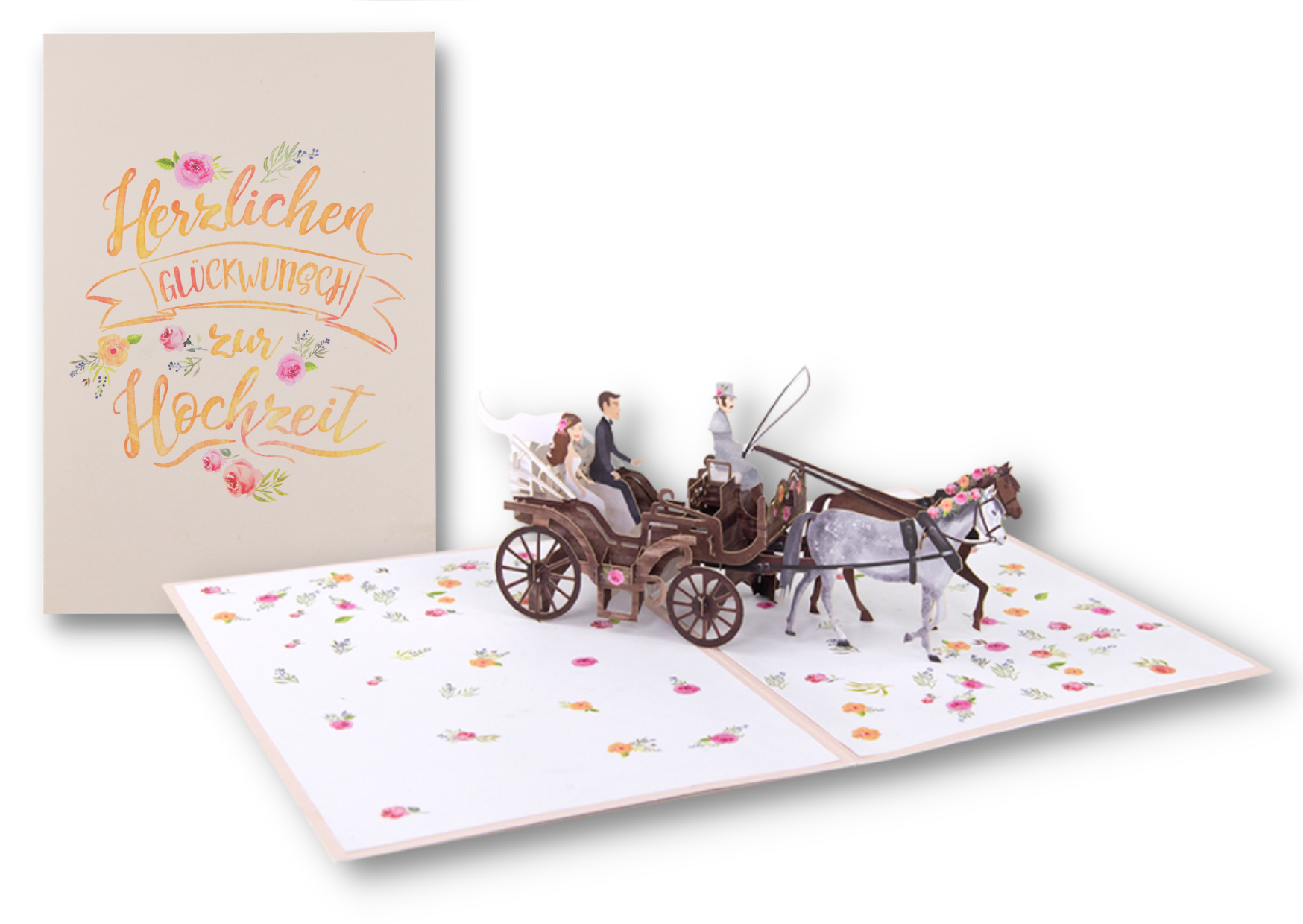 Goldbek - Pop-Up Karten-Set