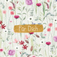 Green Karma Doppelkarte - Blumenwiese