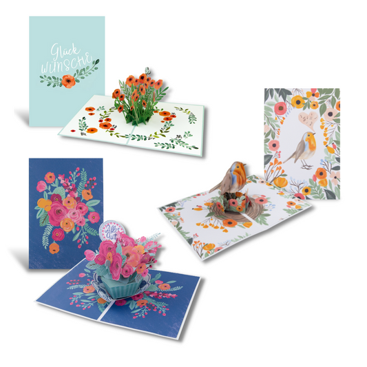 Goldbek - Pop-Up Karten-Set