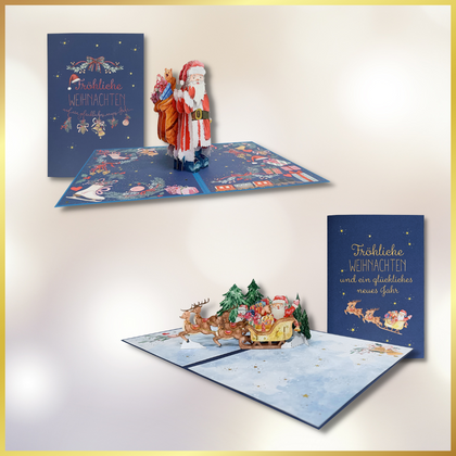 Goldbek - Pop-Up Karten-Set
