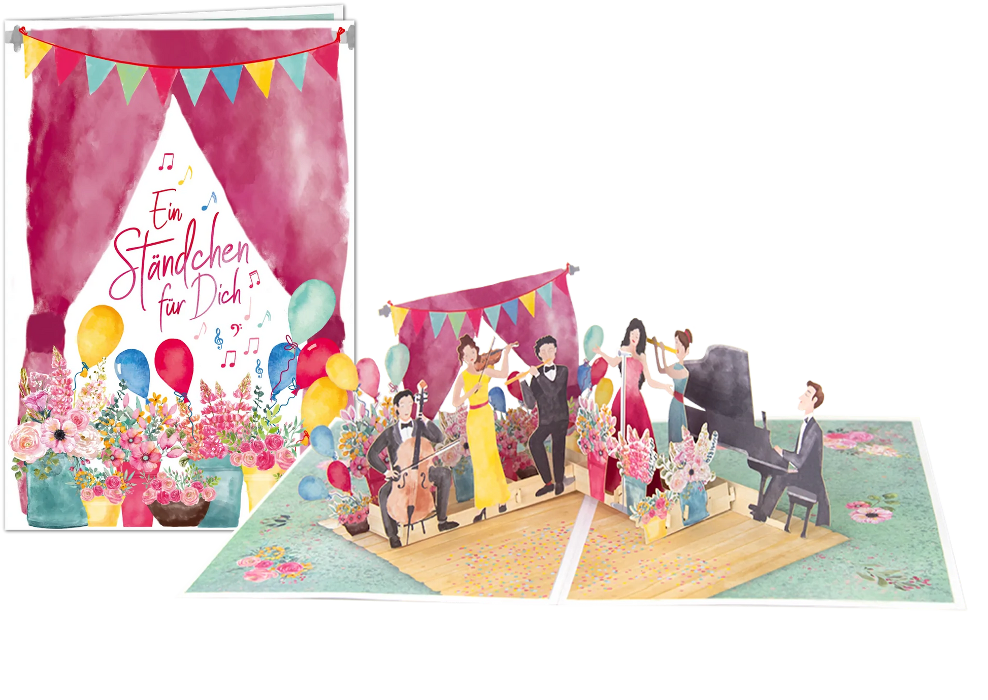 Goldbek - Pop-Up Karten-Set