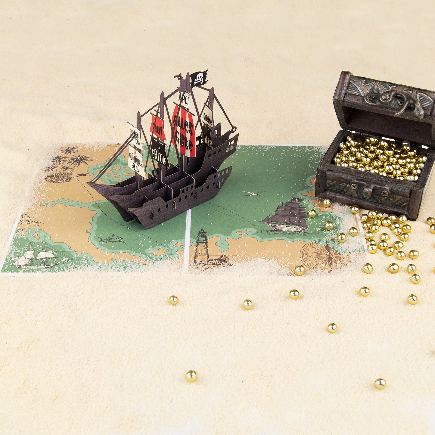 Goldbek - Pop-Up Karte