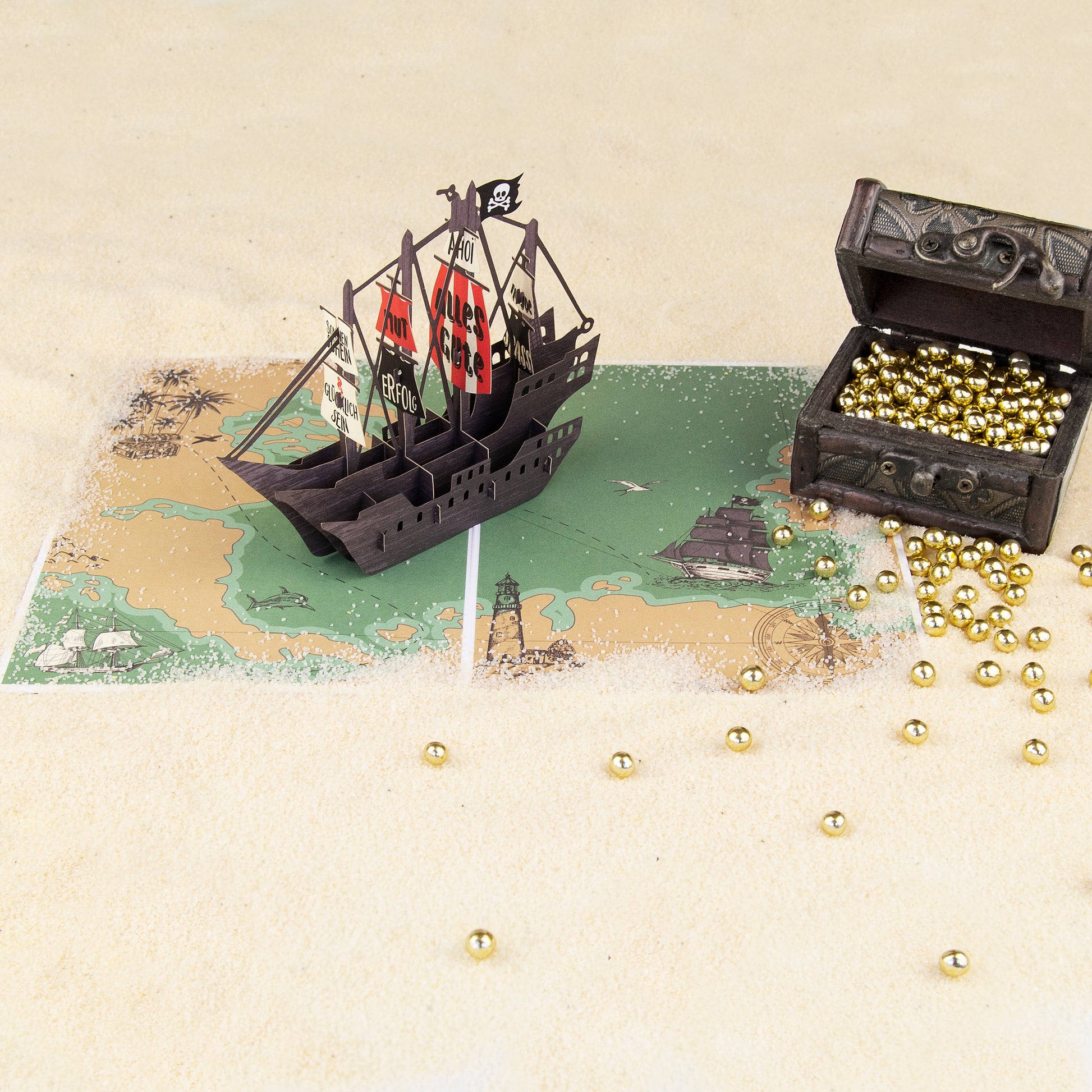 Goldbek - Pop-Up Karte